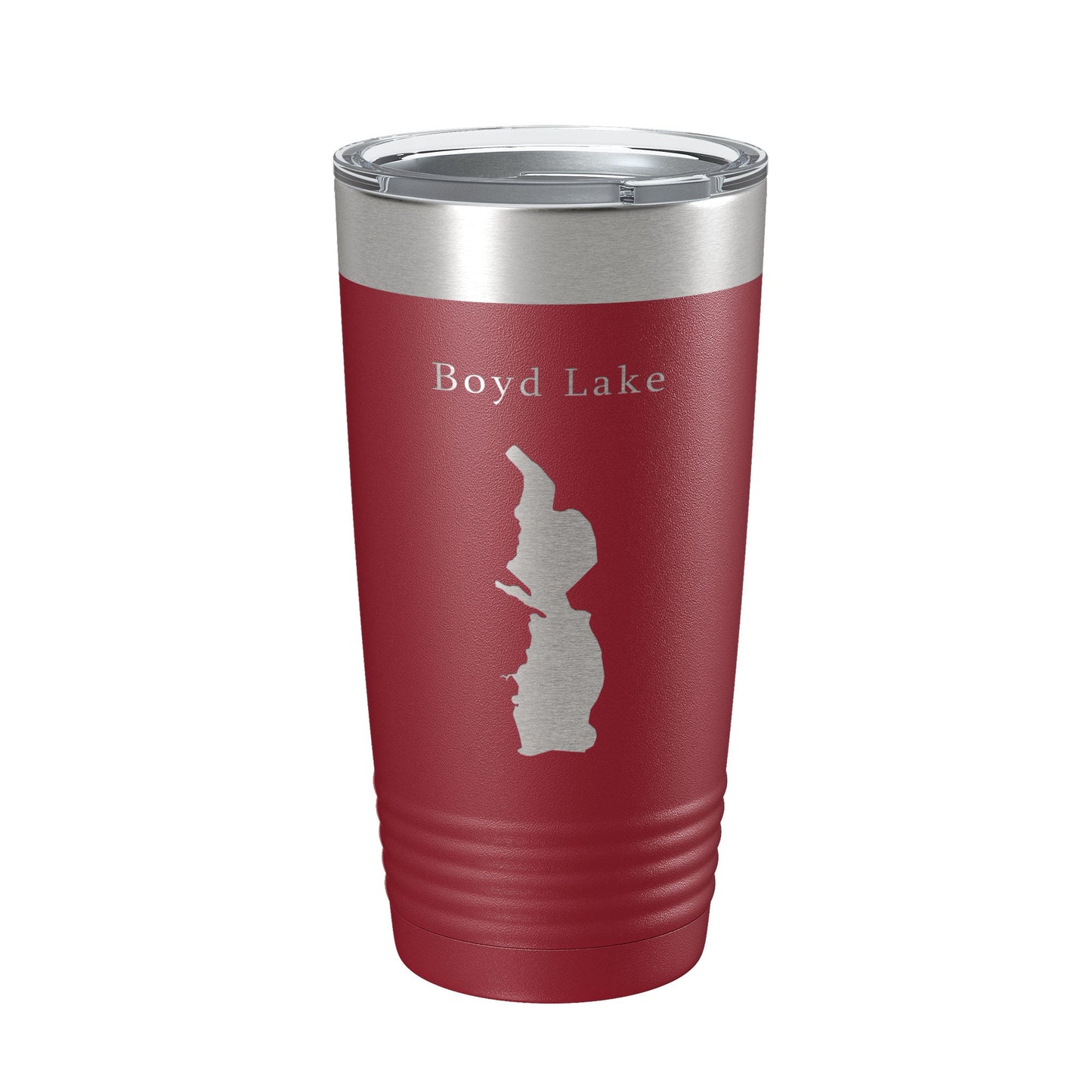 Boyd Lake Map Tumbler Travel Mug Insulated Laser Engraved Coffee Cup Colorado 20 oz-18
