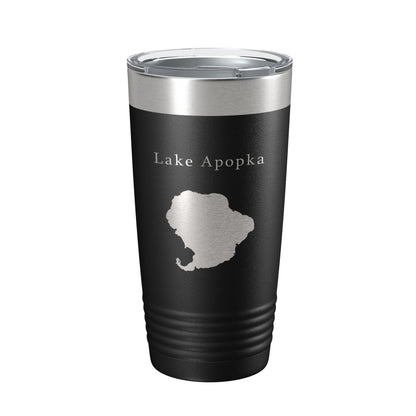 Lake Apopka Map Tumbler Travel Mug Insulated Laser Engraved Coffee Cup Florida 20 oz-5