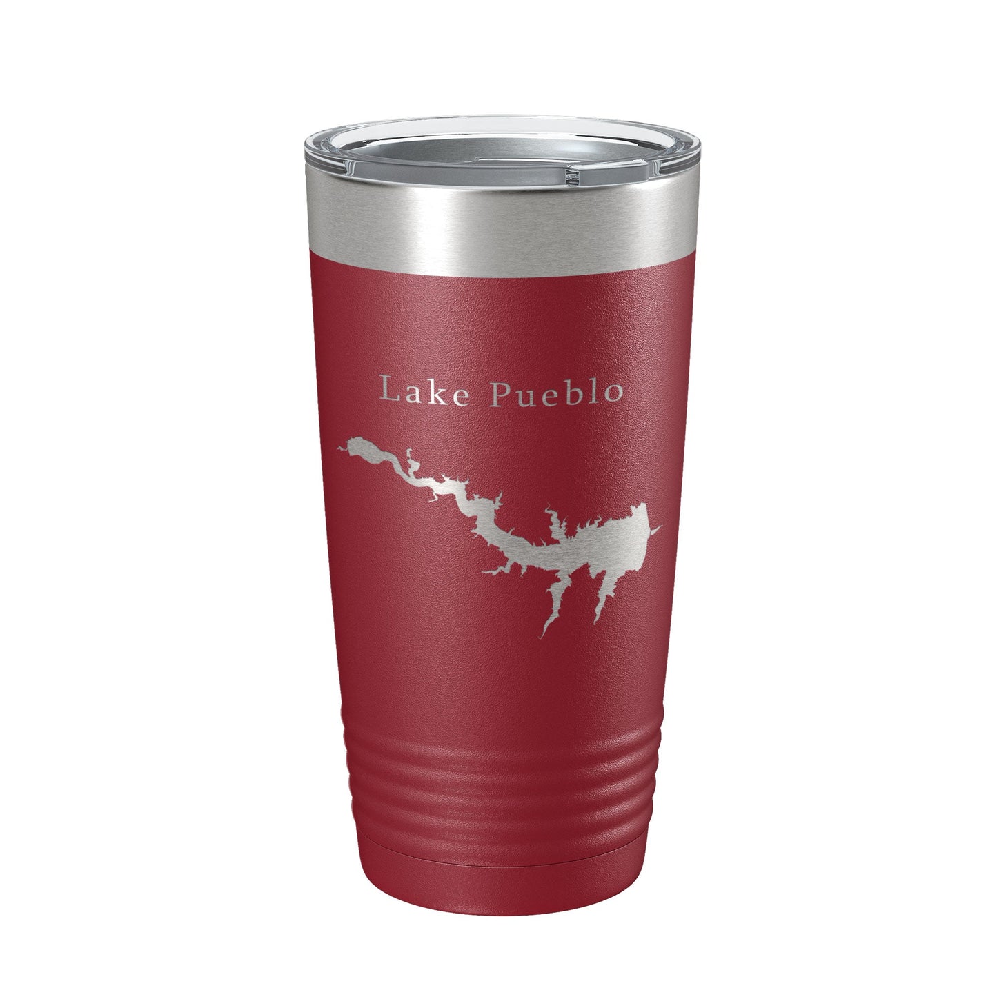 Lake Pueblo Map Tumbler Travel Mug Insulated Laser Engraved Coffee Cup Colorado 20 oz-18
