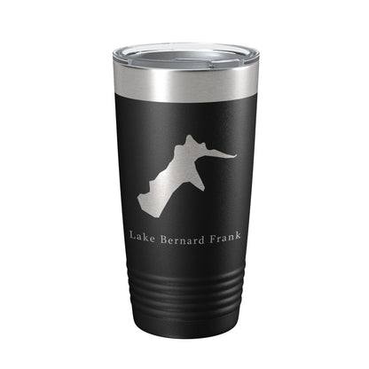 Lake Bernard Frank Map Tumbler Travel Mug Insulated Laser Engraved Coffee Cup Maryland 20 oz-0