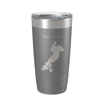 Gull Lake Map Tumbler Travel Mug Insulated Laser Engraved Coffee Cup Minnesota 20 oz-16