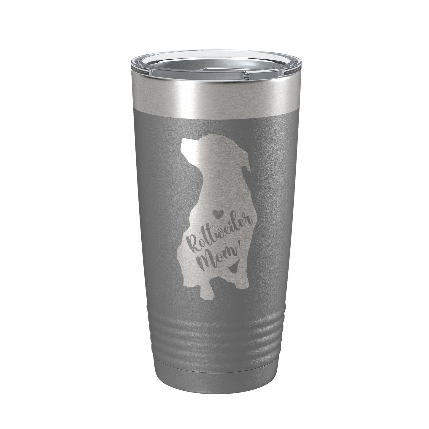 Rottweiler Mom Tumbler Dog Travel Mug Gift Insulated Laser Engraved Coffee Cup Rottie 20 oz-16