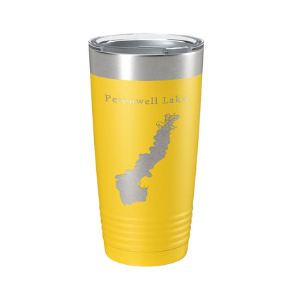 Petenwell Lake Map Tumbler Travel Mug Insulated Laser Engraved Coffee Cup Wisconsin 20 oz-19