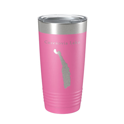 Cazenovia Lake Map Tumbler Travel Mug Insulated Laser Engraved Coffee Cup New York 20 oz-11