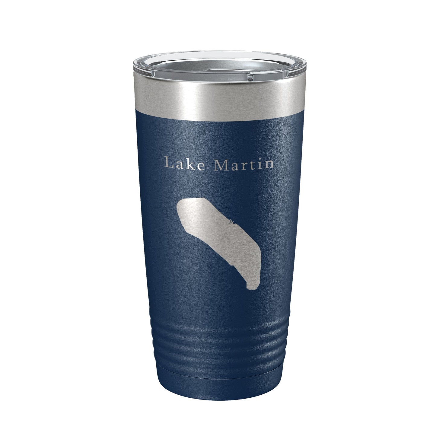 Lake Martin Map Tumbler Travel Mug Insulated Laser Engraved Coffee Cup Louisiana 20 oz-2