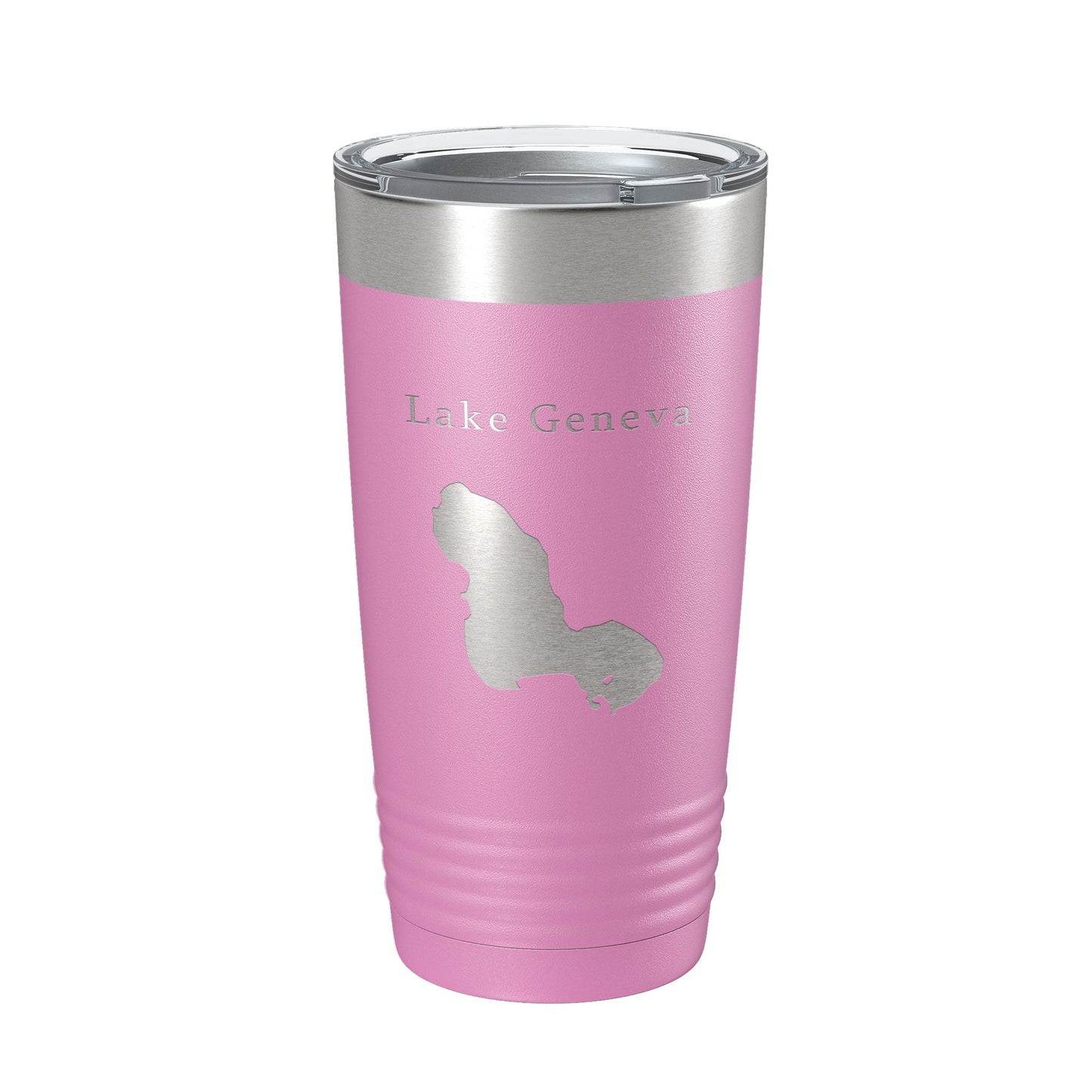 Lake Geneva Map Tumbler Travel Mug Insulated Laser Engraved Coffee Cup Florida 20 oz-14