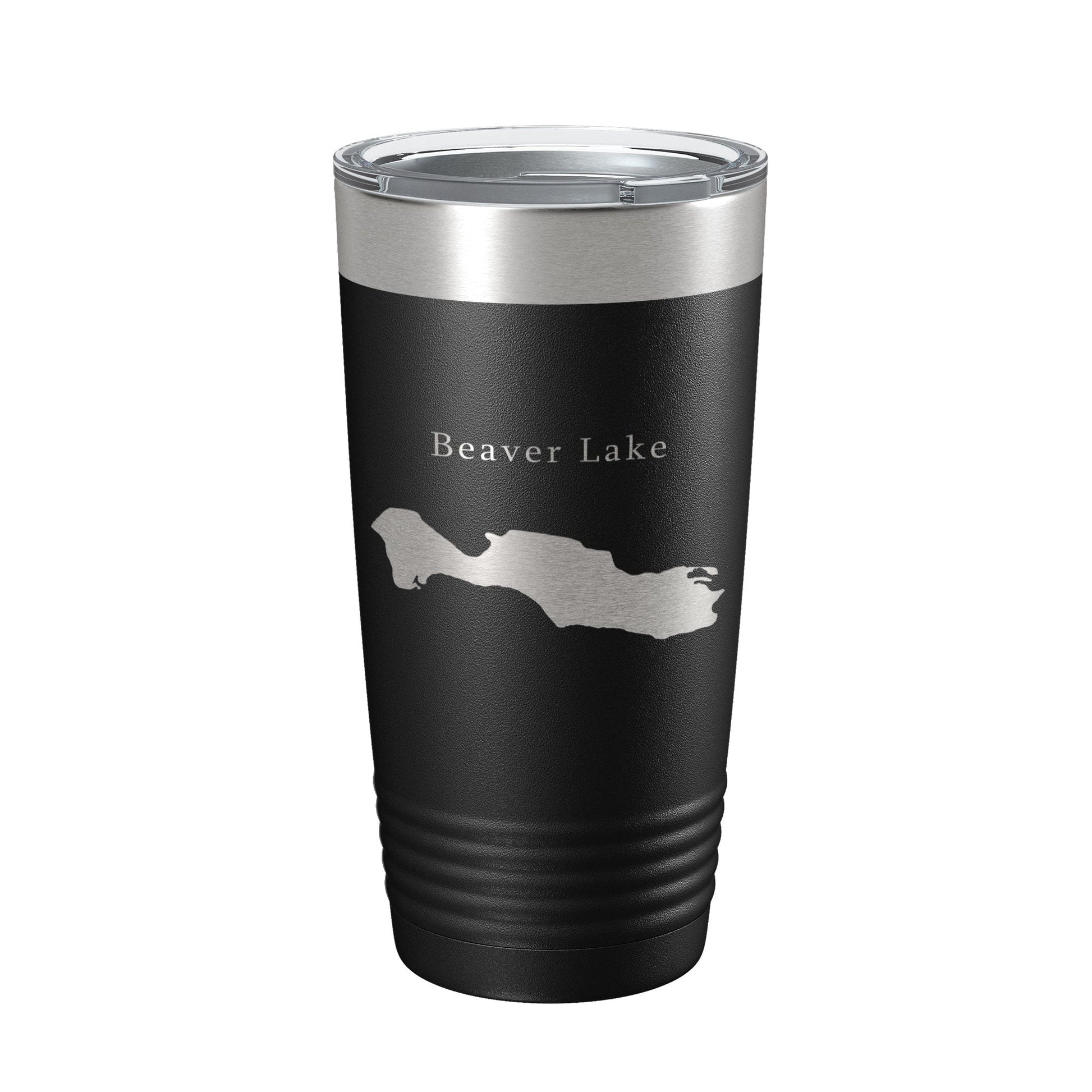 Beaver Lake Map Tumbler Travel Mug Insulated Laser Engraved Coffee Cup Asheville North Carolina 20 oz-5