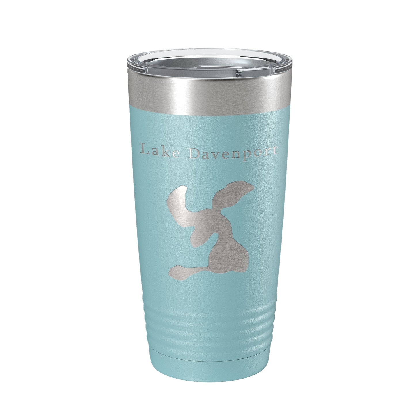 Lake Davenport Map Tumbler Travel Mug Insulated Laser Engraved Coffee Cup Florida 20 oz-13