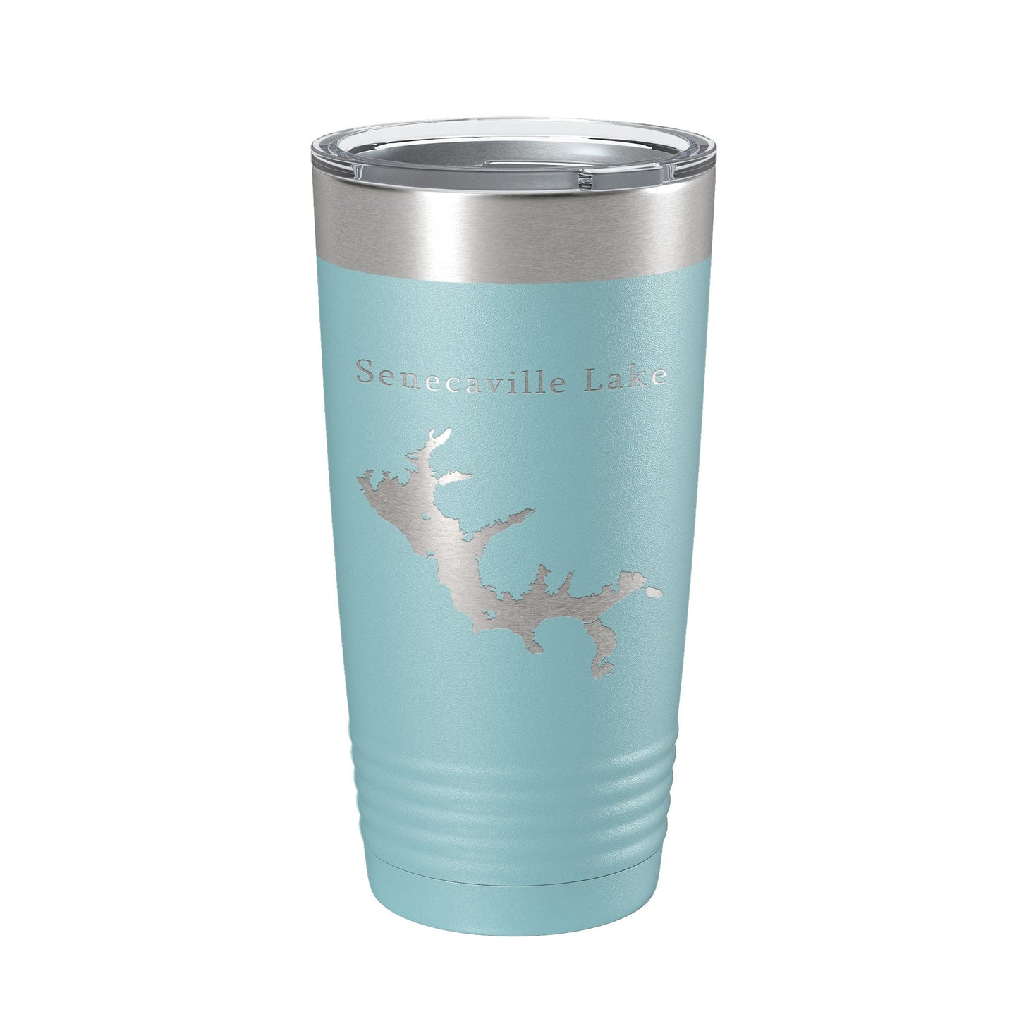 Senecaville Lake Map Tumbler Travel Mug Insulated Laser Engraved Coffee Cup Ohio 20 oz-13