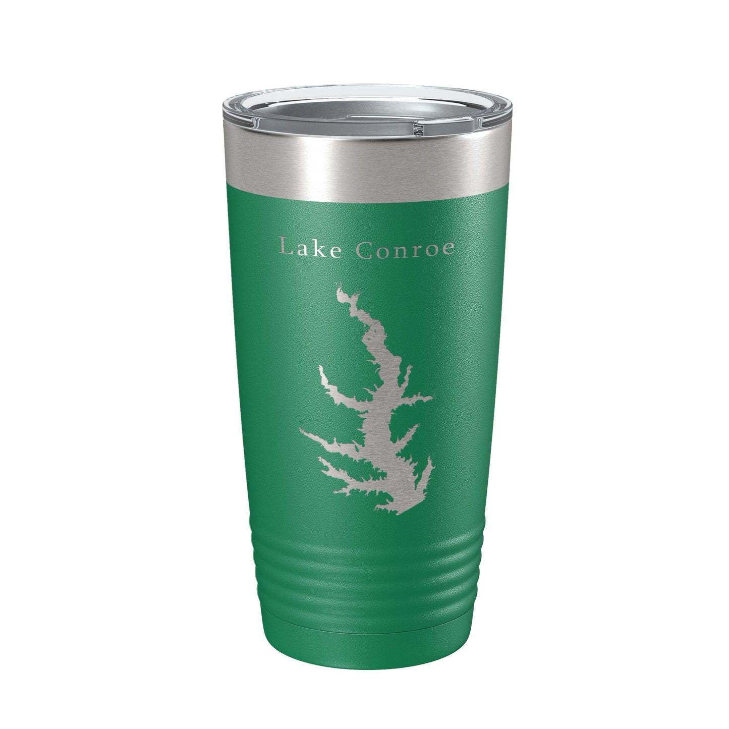 Lake Conroe Map Tumbler Travel Mug Insulated Laser Engraved Coffee Cup Texas 20 oz-9