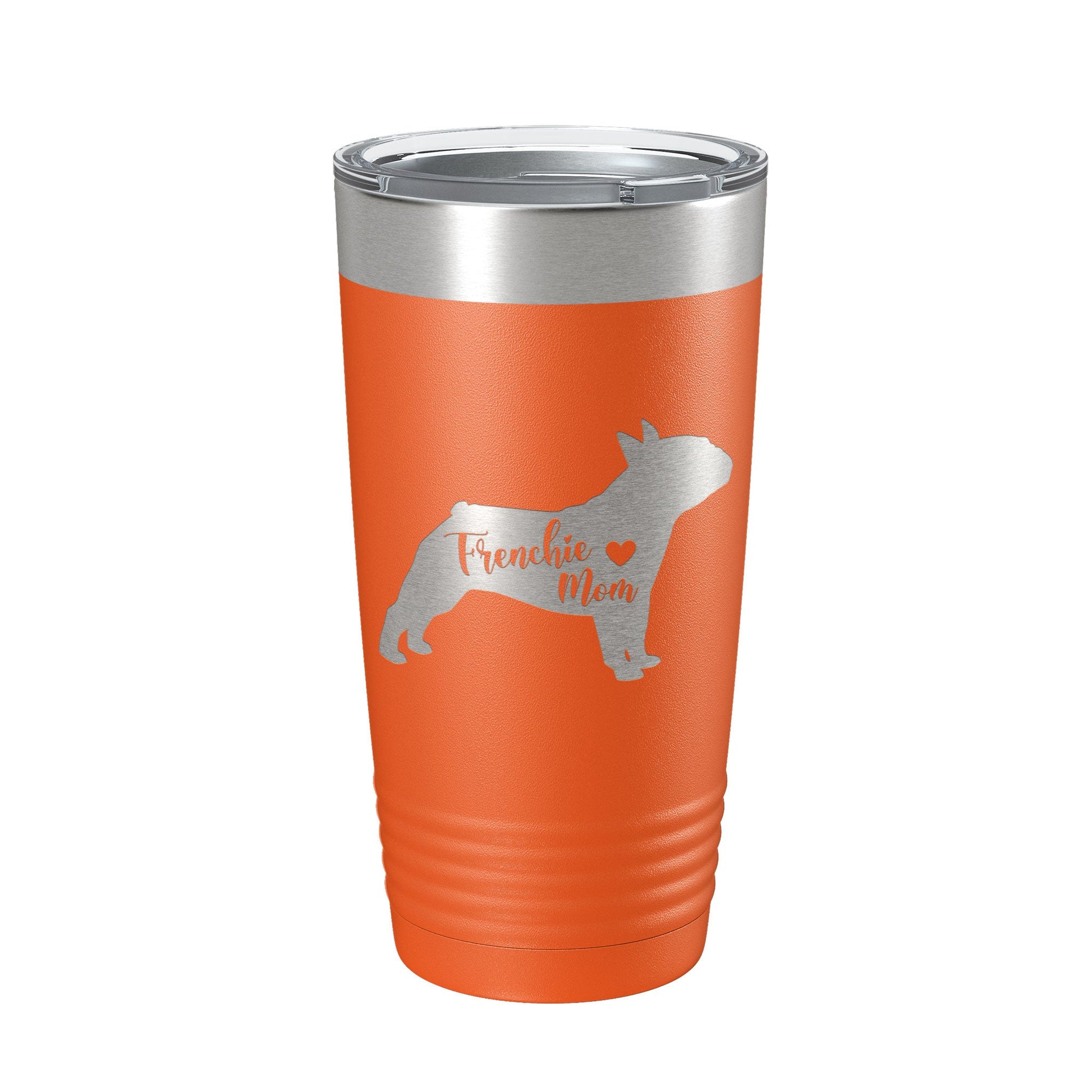 Frenchie Mom Tumbler Dog Travel Mug French Bulldog Gift Insulated Laser Engraved Coffee Cup 20 oz-4