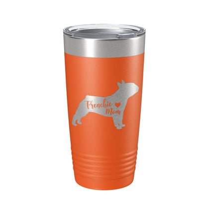 Frenchie Mom Tumbler Dog Travel Mug French Bulldog Gift Insulated Laser Engraved Coffee Cup 20 oz-17