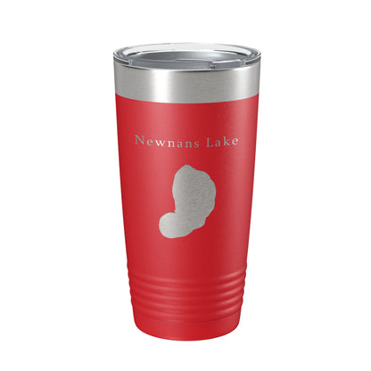 Newnans Lake Map Tumbler Travel Mug Insulated Laser Engraved Coffee Cup Florida 20 oz-9