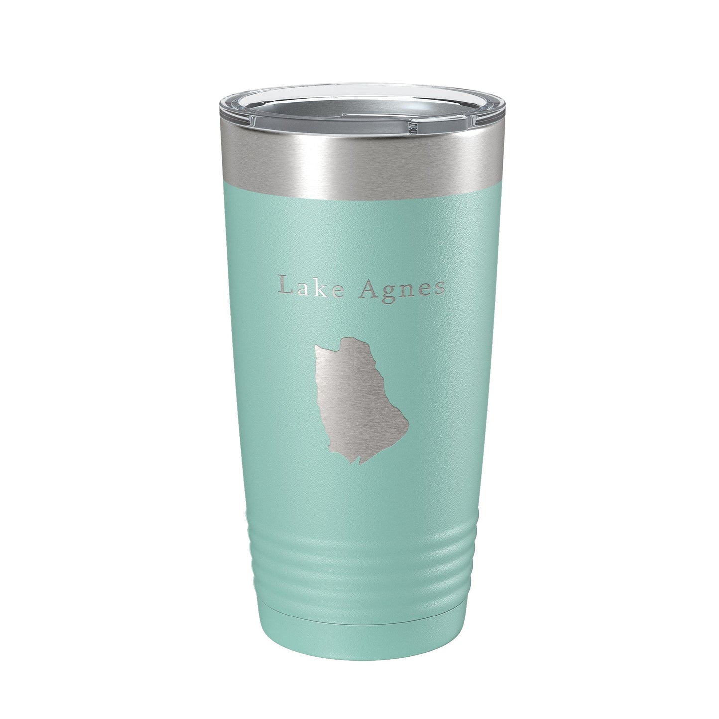 Lake Agnes Map Tumbler Travel Mug Insulated Laser Engraved Coffee Cup Colorado 20 oz-12