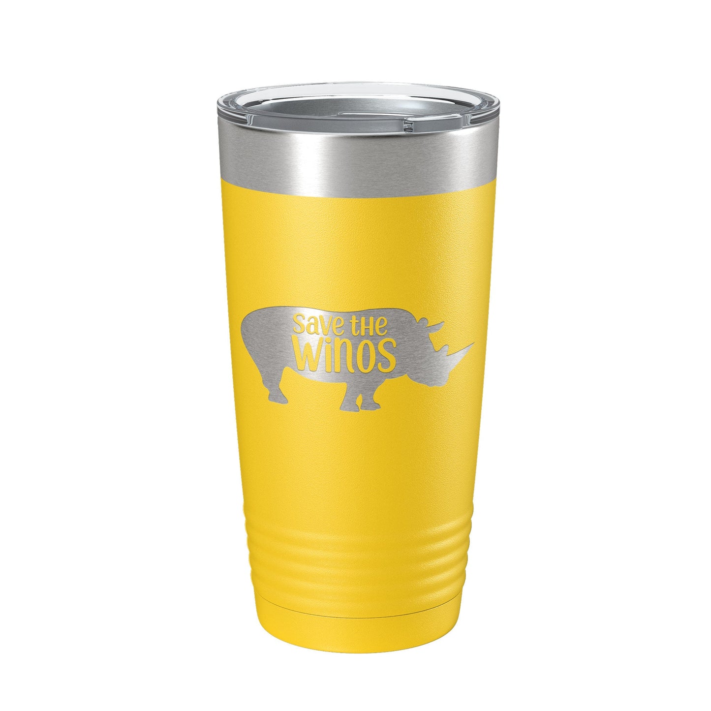 Save The Winos Tumbler Wine Rhinos Travel Mug Insulated Laser Engraved Coffee Cup Gift 20 oz-19