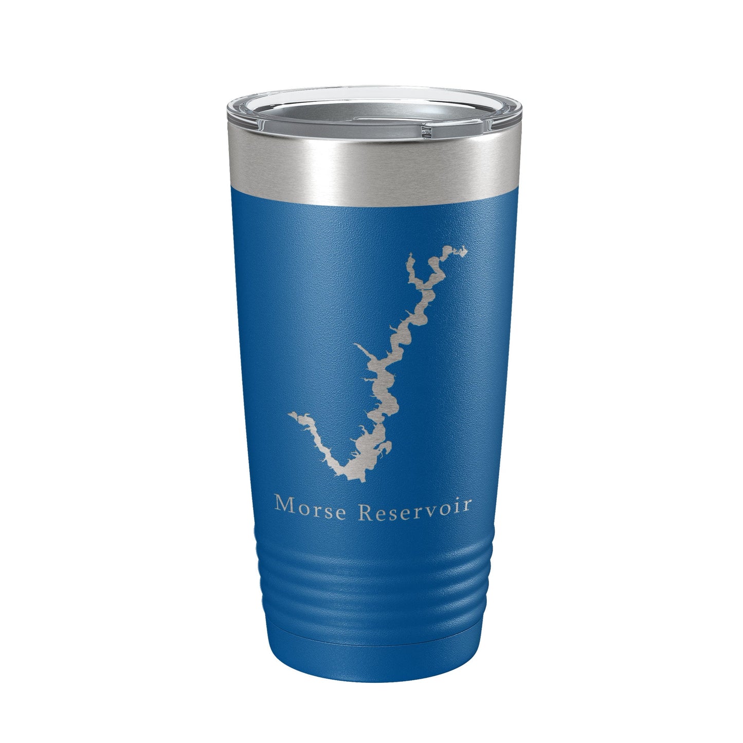Morse Reservoir Tumbler Lake Map Travel Mug Insulated Laser Engraved Coffee Cup Indiana 20 oz-6