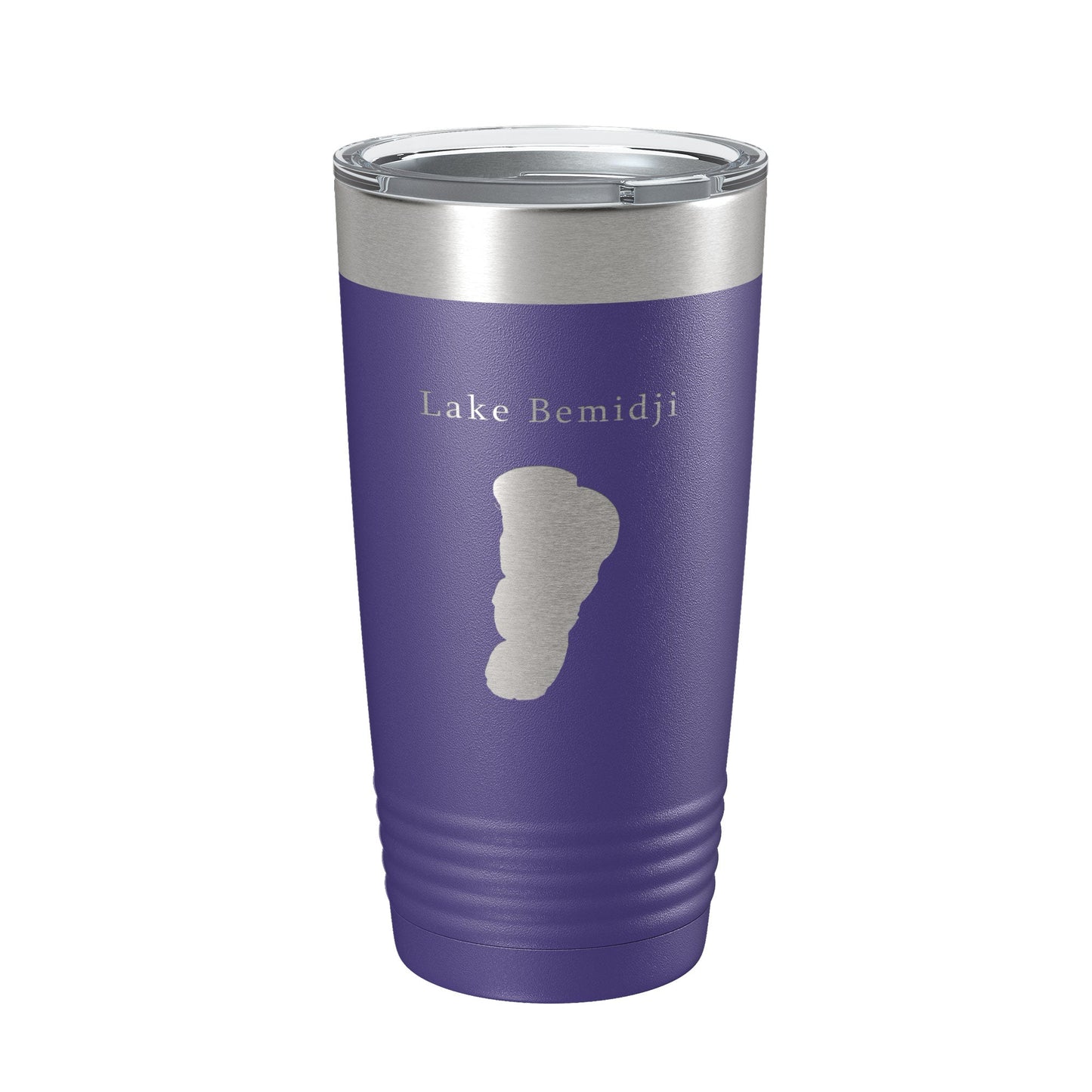 Lake Bemidji Map Tumbler Travel Mug Insulated Laser Engraved Coffee Cup Minnesota 20 oz-15
