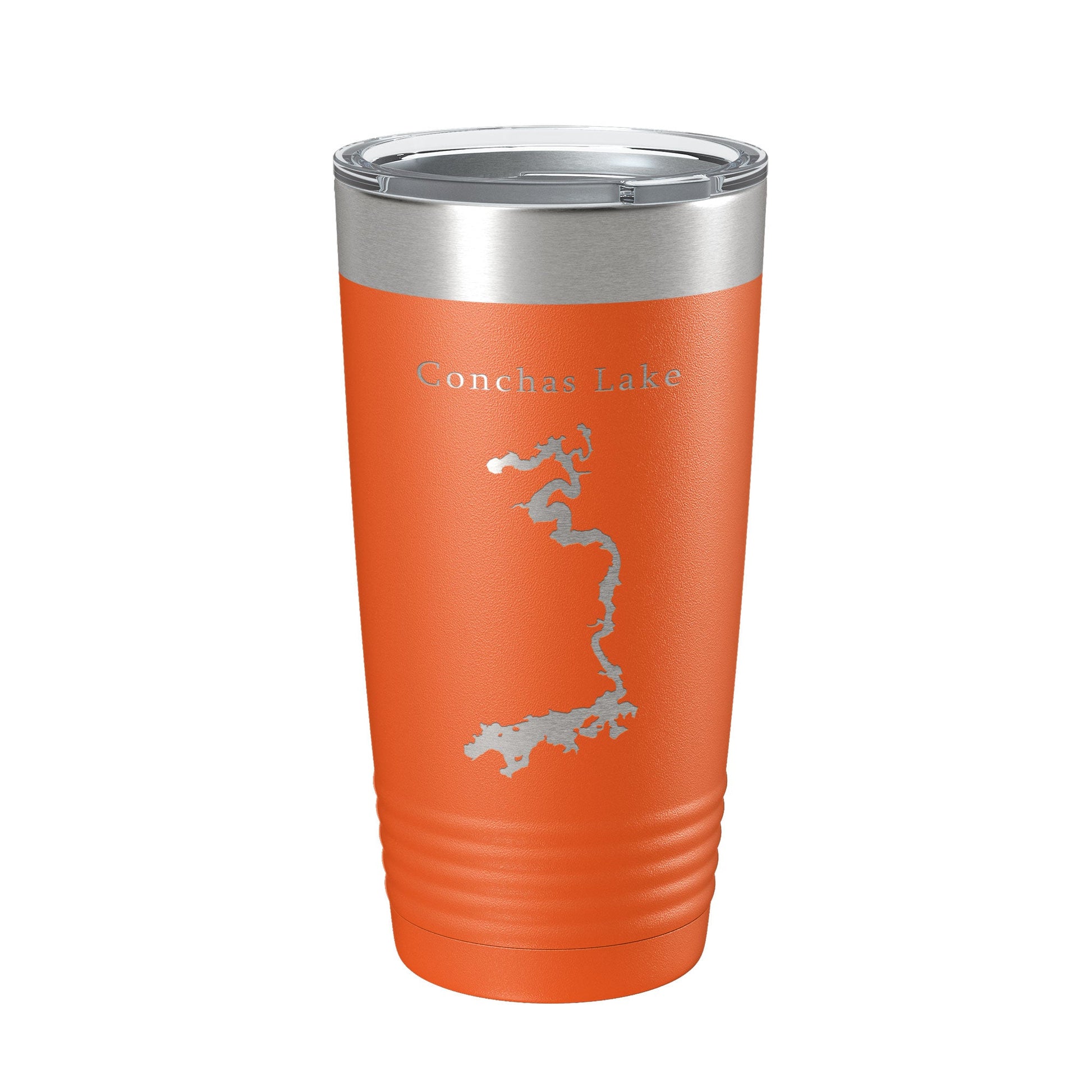 Conchas Lake Map Tumbler Travel Mug Insulated Laser Engraved Coffee Cup New Mexico 20 oz-17