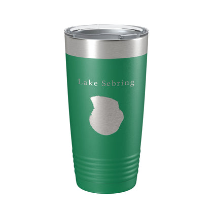 Lake Sebring Map Tumbler Travel Mug Insulated Laser Engraved Coffee Cup Florida 20 oz-9