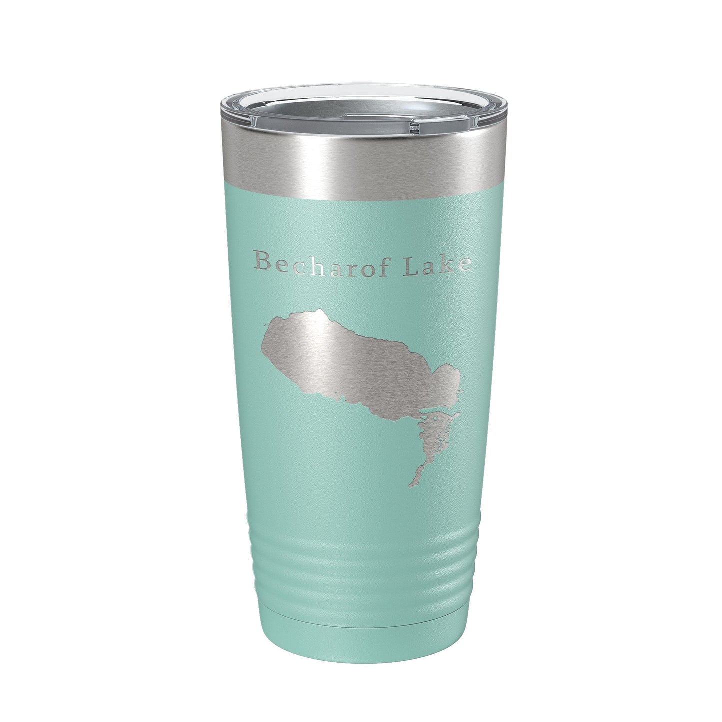 Becharof Lake Map Tumbler Travel Mug Insulated Laser Engraved Coffee Cup Alaska 20 oz-12