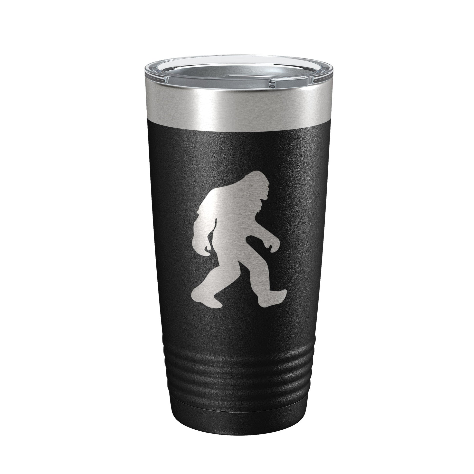 Bigfoot Tumbler Sasquatch Travel Mug Insulated Laser Engraved Coffee Cup Outdoorsman Gift Bigfoot Shadow Yeti Silhouette 20 oz-5