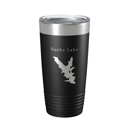Burke Lake Map Tumbler Travel Mug Insulated Laser Engraved Coffee Cup Virginia 20 oz-5