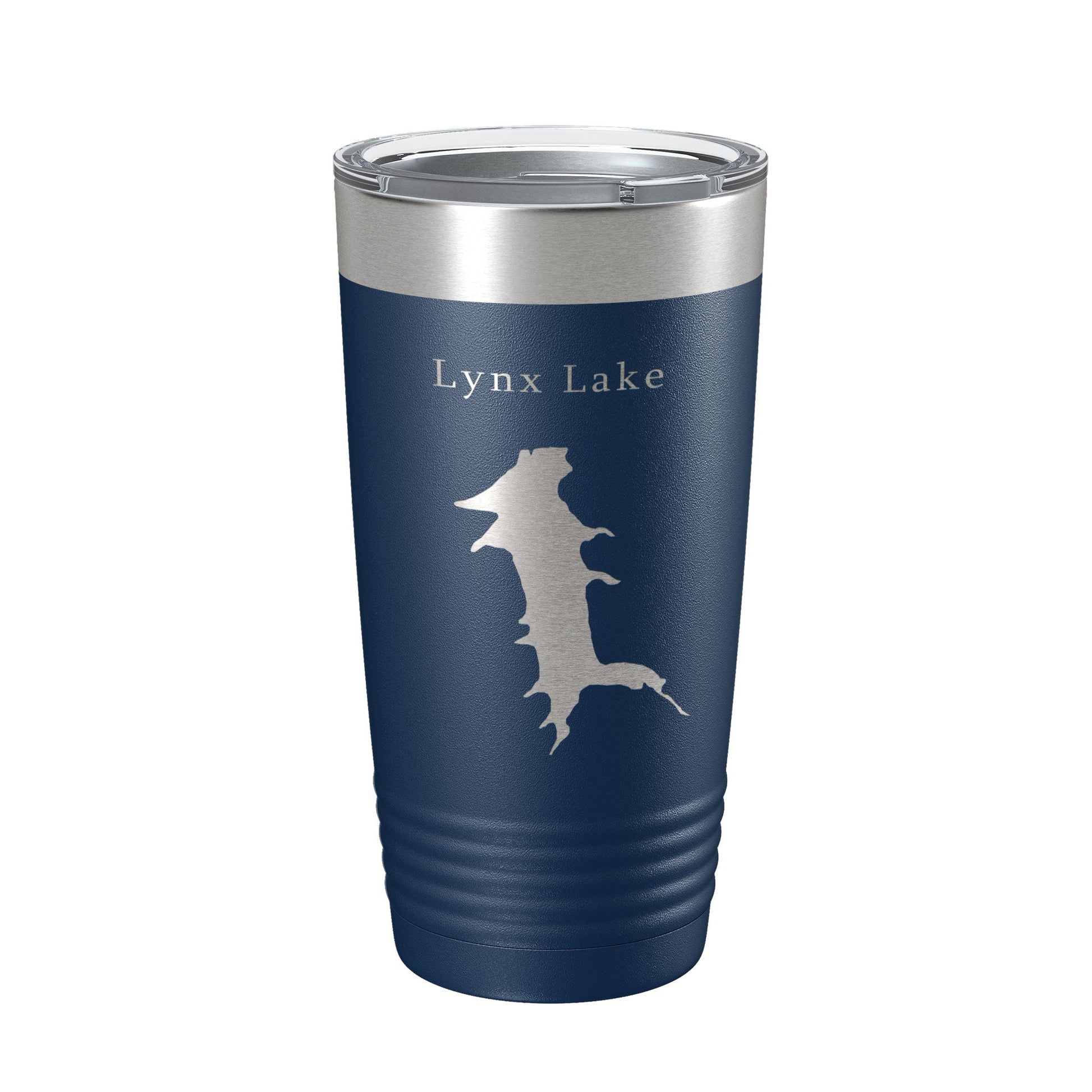 Lynx Lake Map Tumbler Travel Mug Insulated Laser Engraved Coffee Cup Arizona 20 oz-2