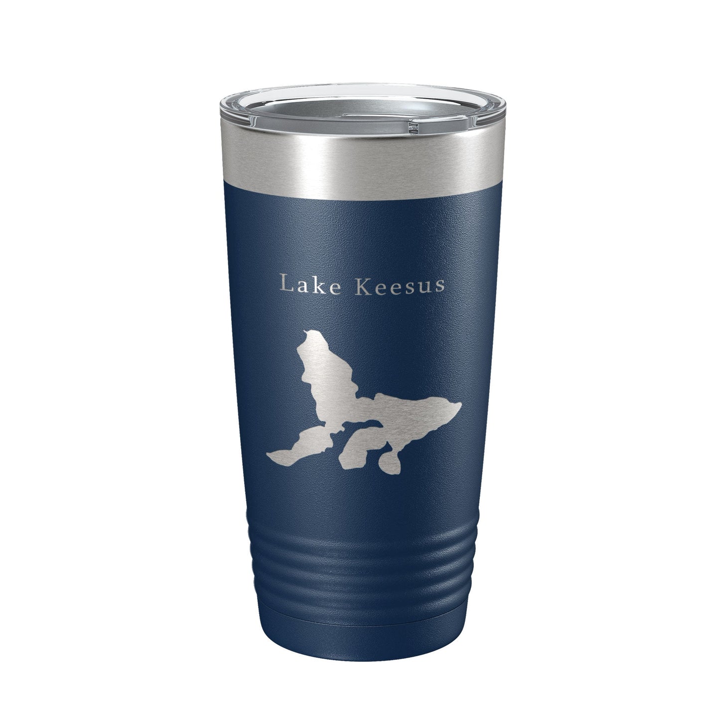 Lake Keesus Map Tumbler Travel Mug Insulated Laser Engraved Coffee Cup Wisconsin 20 oz-8