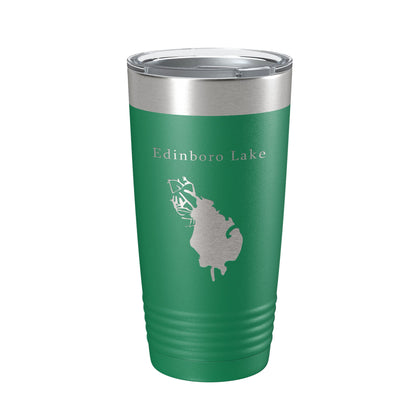 Edinboro Lake Map Tumbler Travel Mug Insulated Laser Engraved Coffee Cup Pennsylvania 20 oz-9