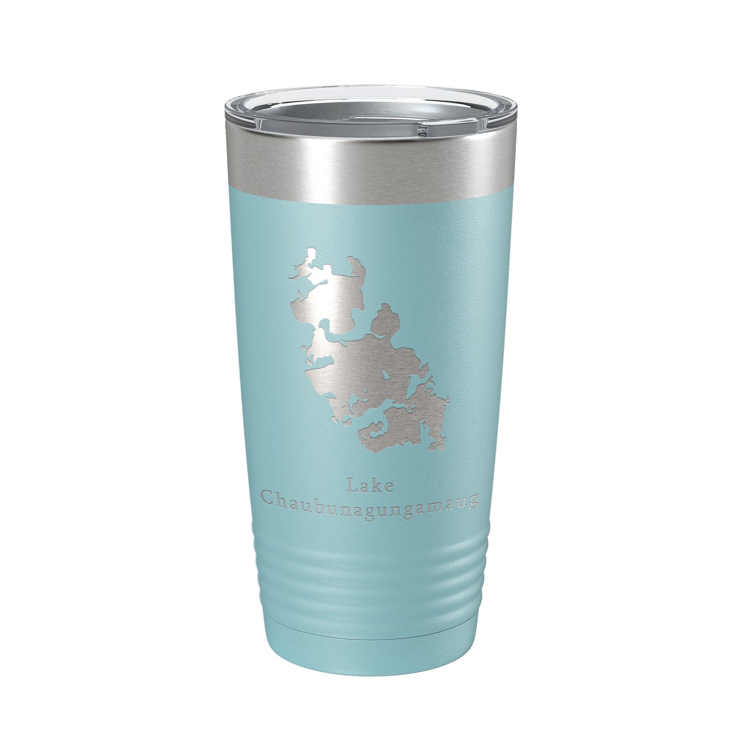 Lake Chaubunagungamaug Map Tumbler Travel Mug Insulated Laser Engraved Coffee Cup Massachusetts 20 oz-13
