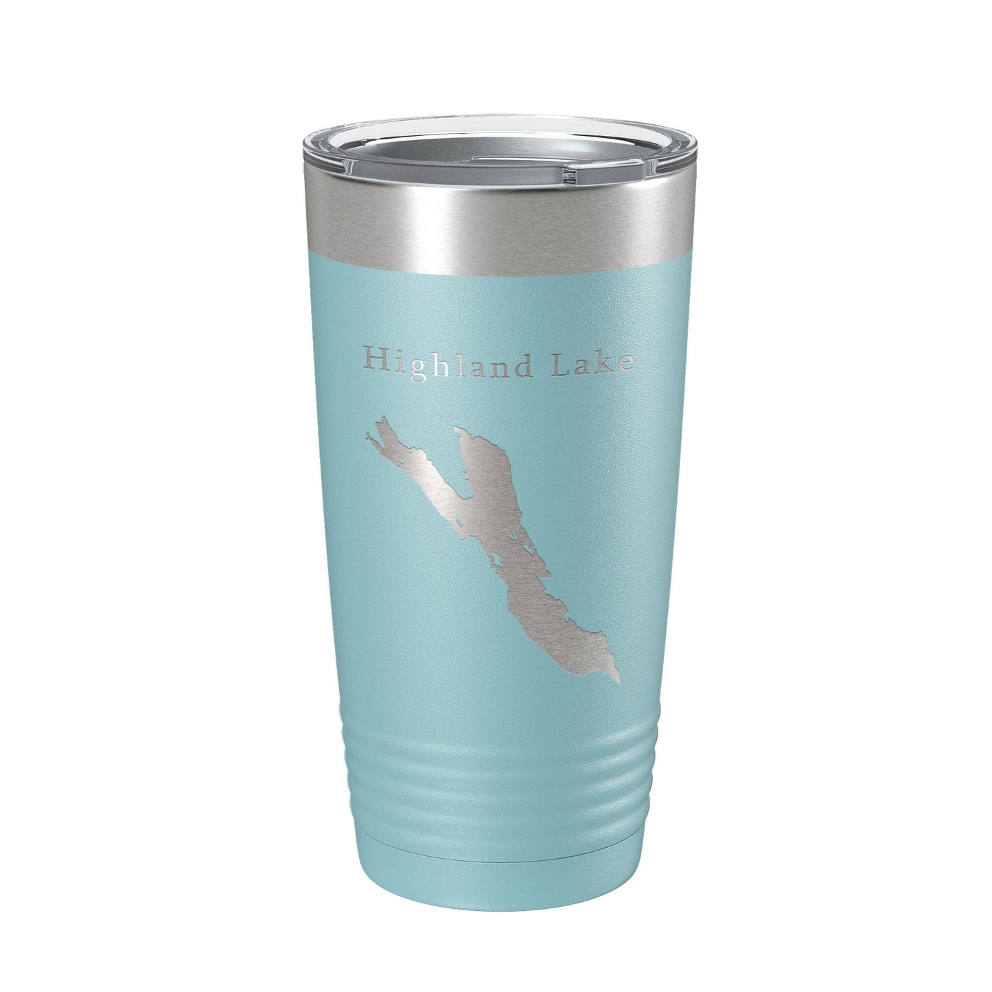 Highland Lake Bridgton Map Tumbler Travel Mug Insulated Laser Engraved Coffee Cup Maine 20 oz-13