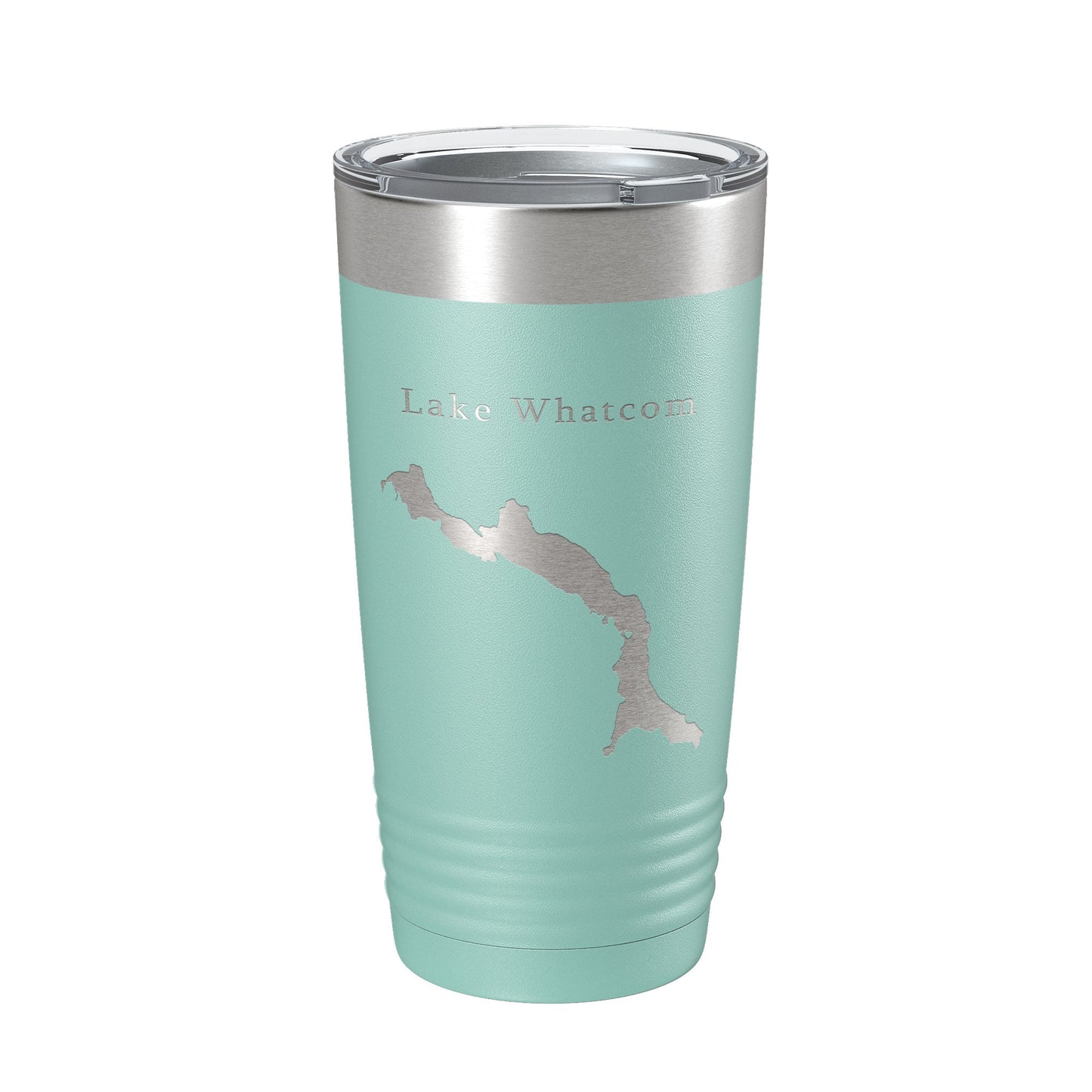 Lake Whatcom Map Tumbler Travel Mug Insulated Laser Engraved Coffee Cup Washington 20 oz-12