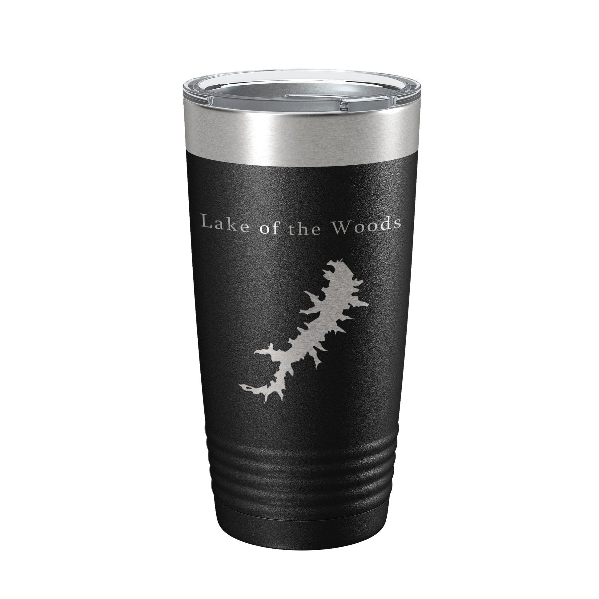 Lake of the Woods Map Tumbler Travel Mug Insulated Laser Engraved Coffee Cup Virginia 20 oz-0