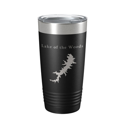 Lake of the Woods Map Tumbler Travel Mug Insulated Laser Engraved Coffee Cup Virginia 20 oz-5