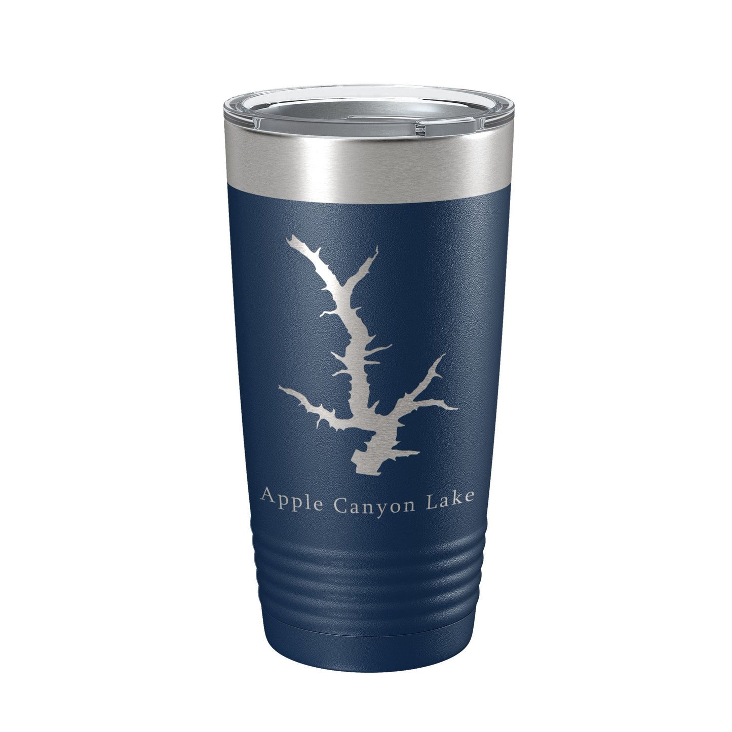 Apple Canyon Lake Map Tumbler Travel Mug Insulated Laser Engraved Coffee Cup Illinois 20 oz-8