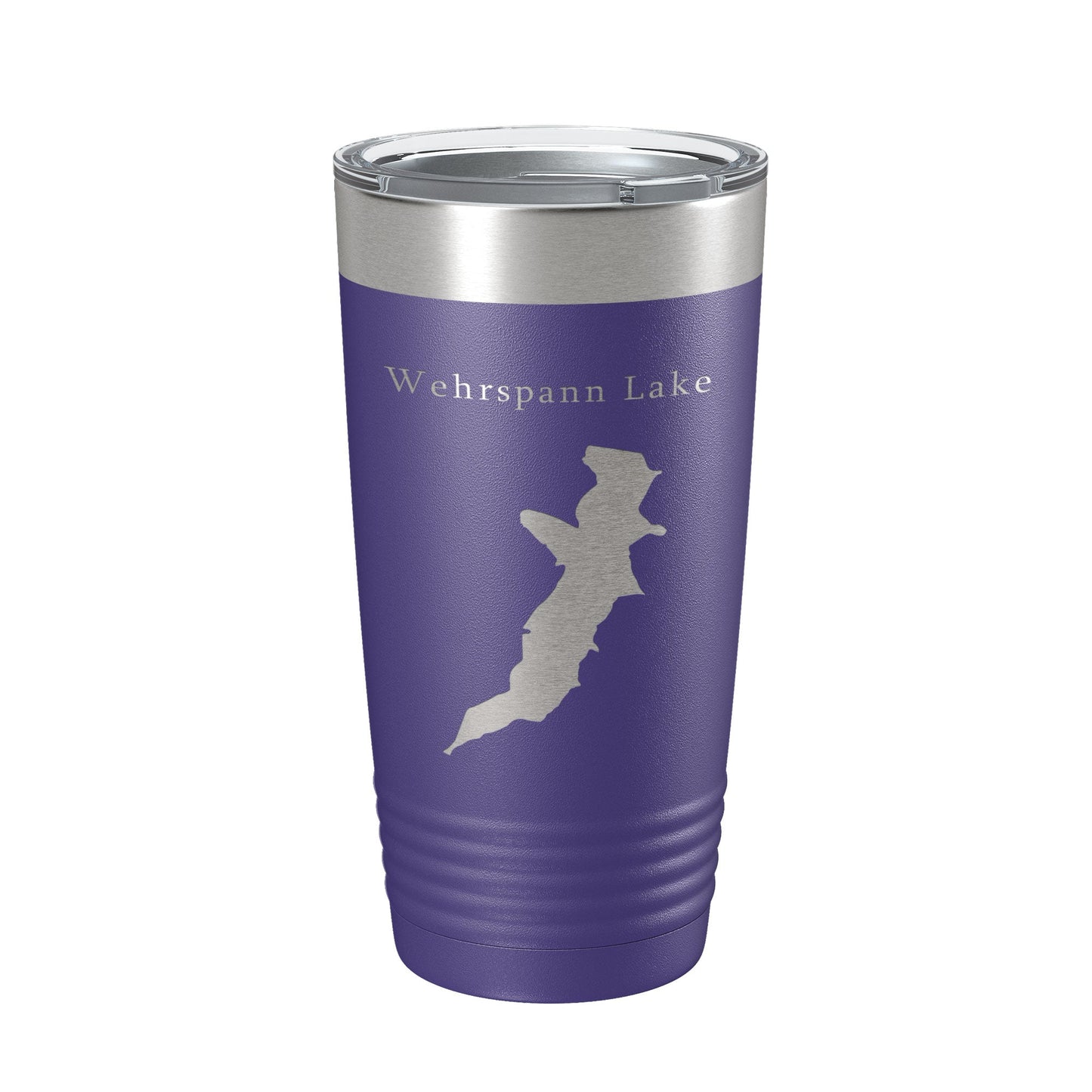 Wehrspann Lake Map Tumbler Travel Mug Insulated Laser Engraved Coffee Cup Nebraska 20 oz-15