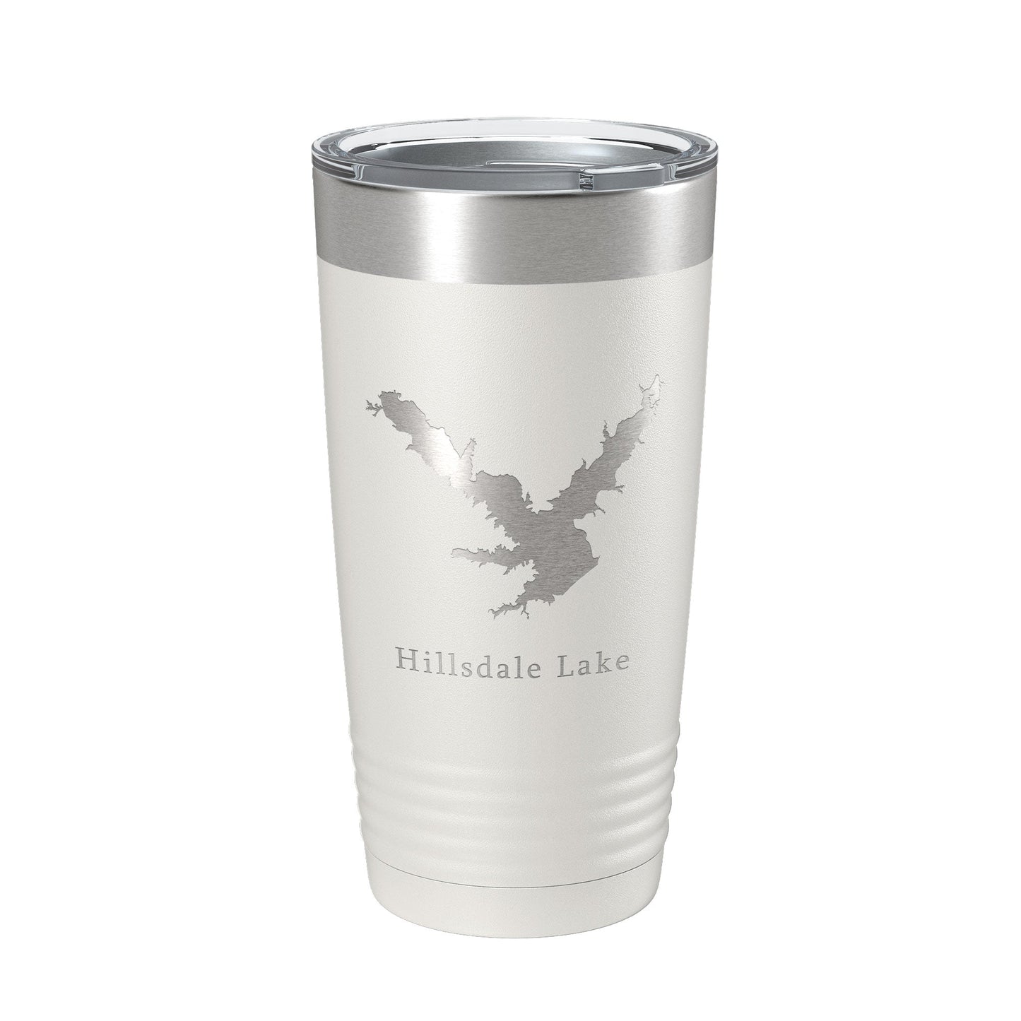 Hillsdale Lake Map Tumbler Travel Mug Insulated Laser Engraved Coffee Cup Kansas 20 oz-7