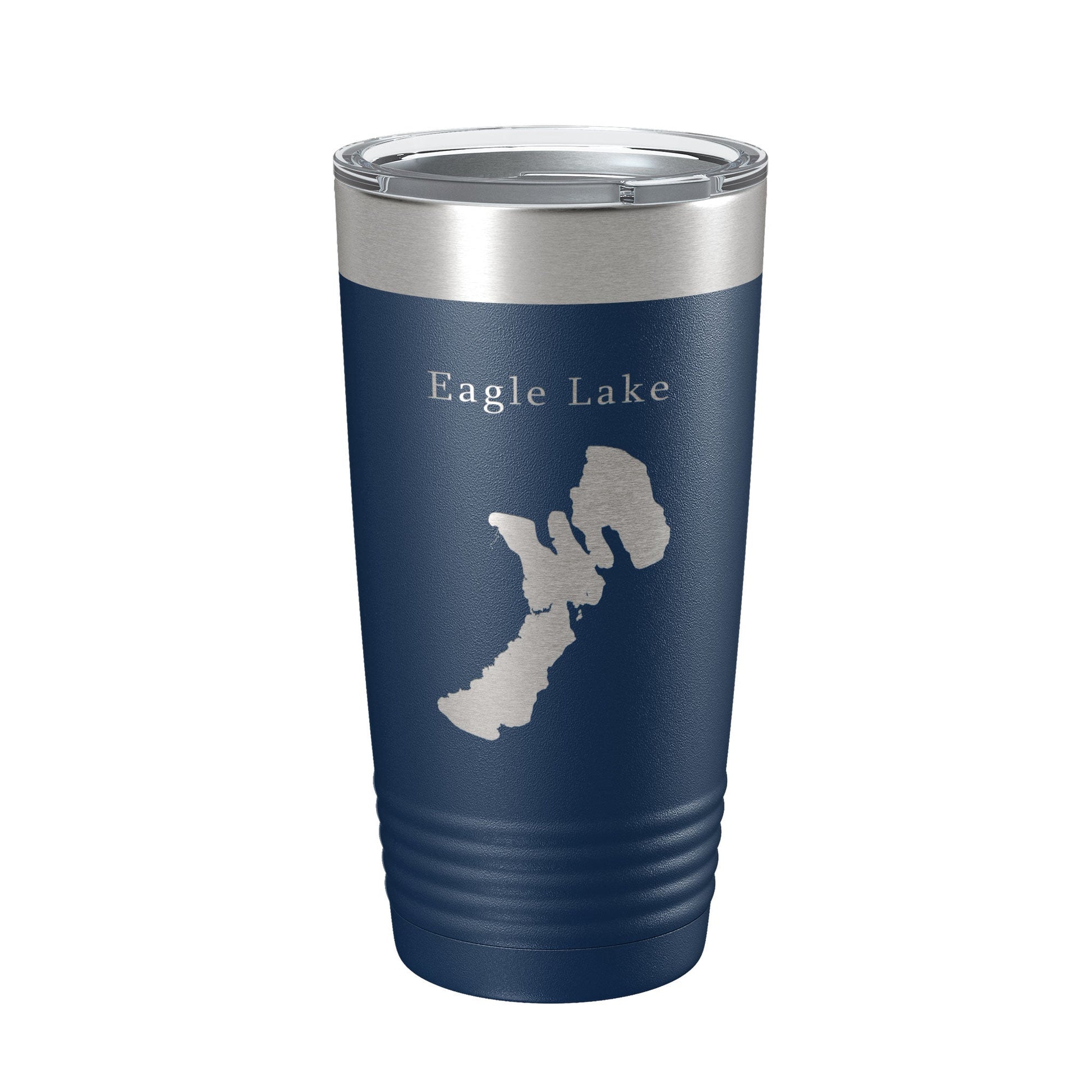 Eagle Lake Map Tumbler Travel Mug Insulated Laser Engraved Coffee Cup California 20 oz-2