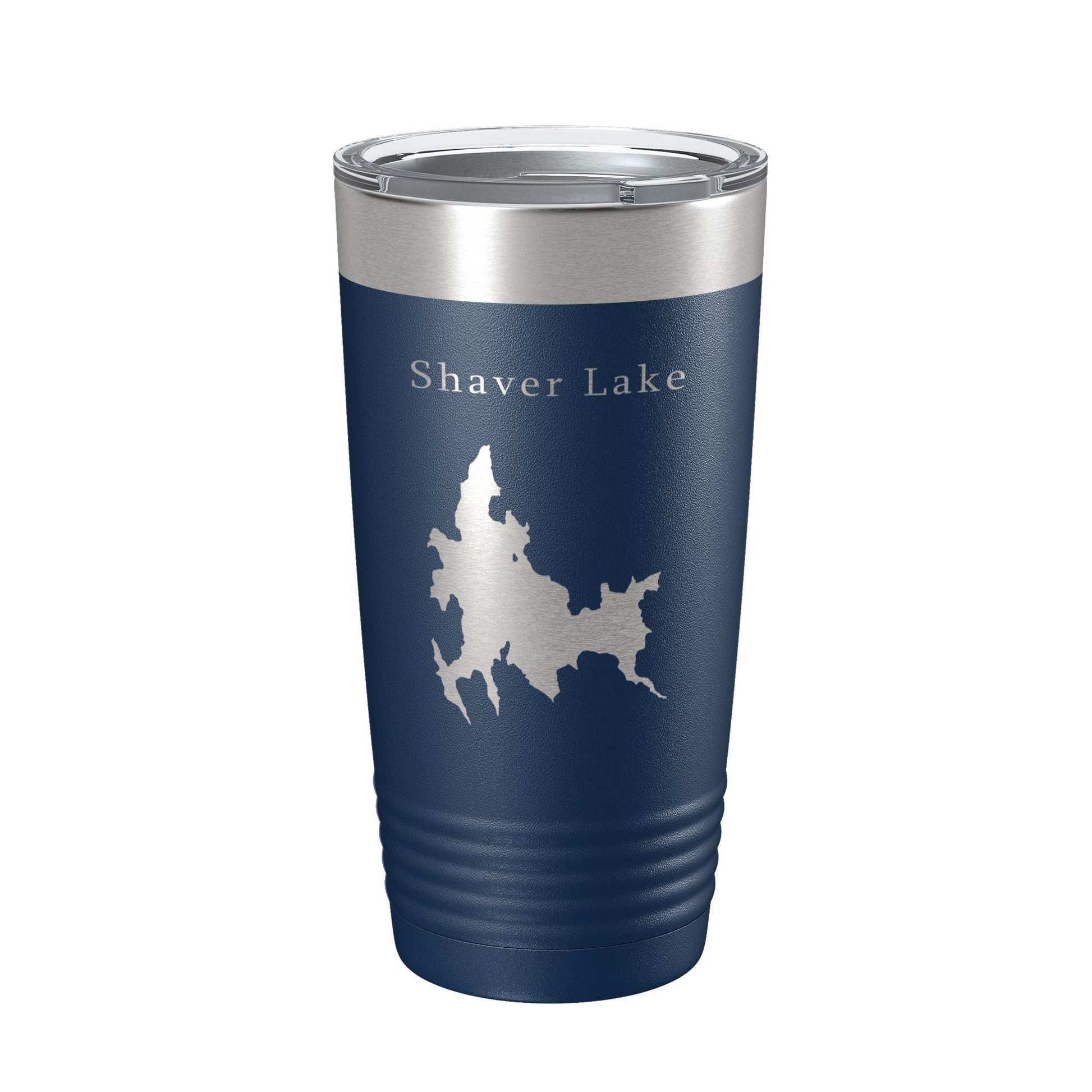 Shaver Lake Map Tumbler Travel Mug Insulated Laser Engraved Coffee Cup California 20 oz-2