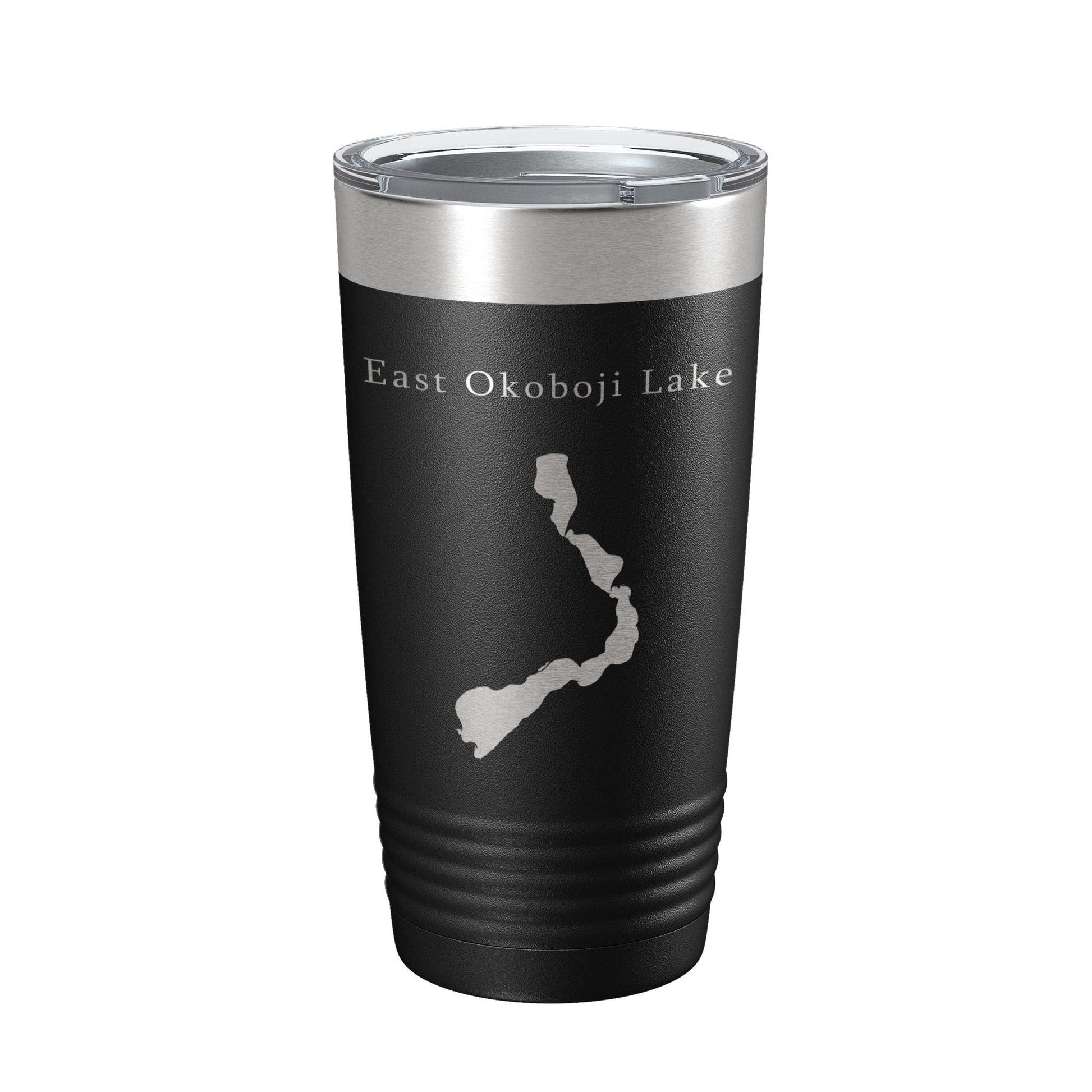 East Okoboji Lake Map Tumbler Travel Mug Insulated Laser Engraved Coffee Cup Iowa 20 oz-5