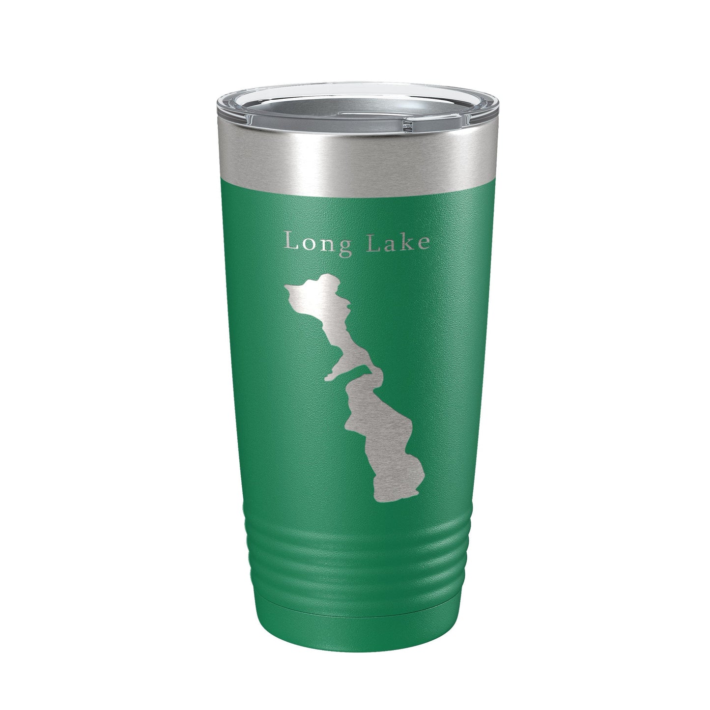 Long Lake Map Tumbler Travel Mug Insulated Laser Engraved Coffee Cup Minneapolis St. Paul Minnesota 20 oz-9