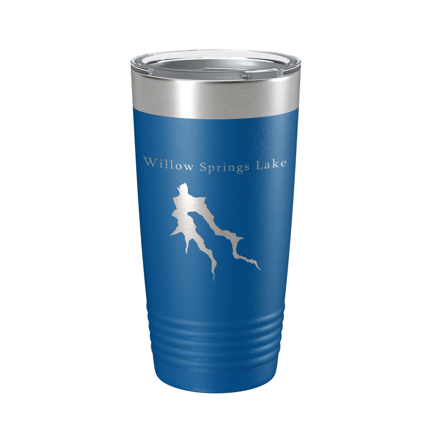 Willow Springs Lake Map Tumbler Travel Mug Insulated Laser Engraved Coffee Cup Arizona 20 oz-6