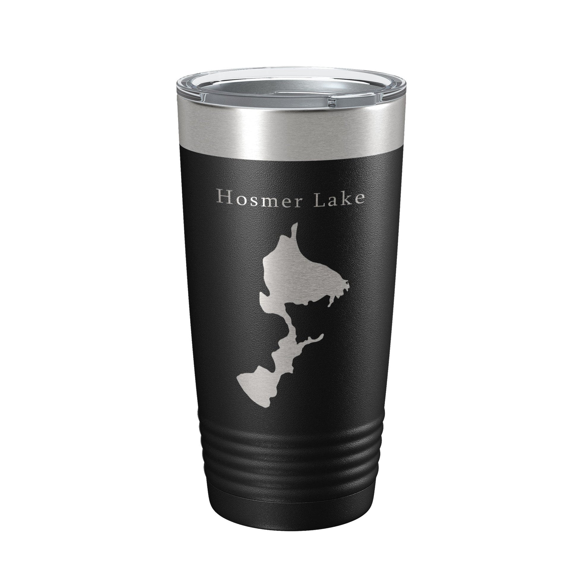 Hosmer Lake Map Tumbler Travel Mug Insulated Laser Engraved Coffee Cup Oregon 20 oz-5