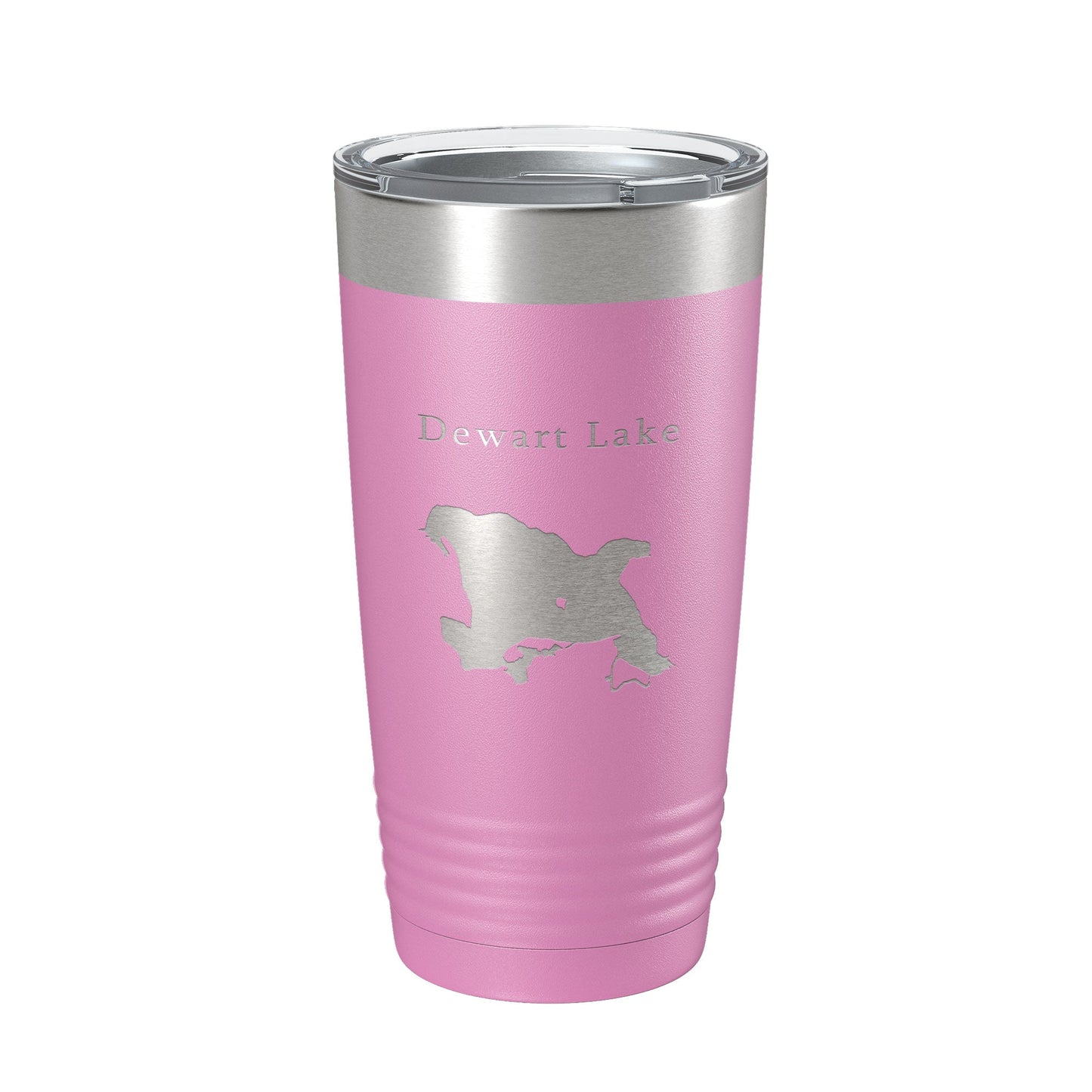 Dewart Lake Map Tumbler Travel Mug Insulated Laser Engraved Coffee Cup Indiana 20 oz-14