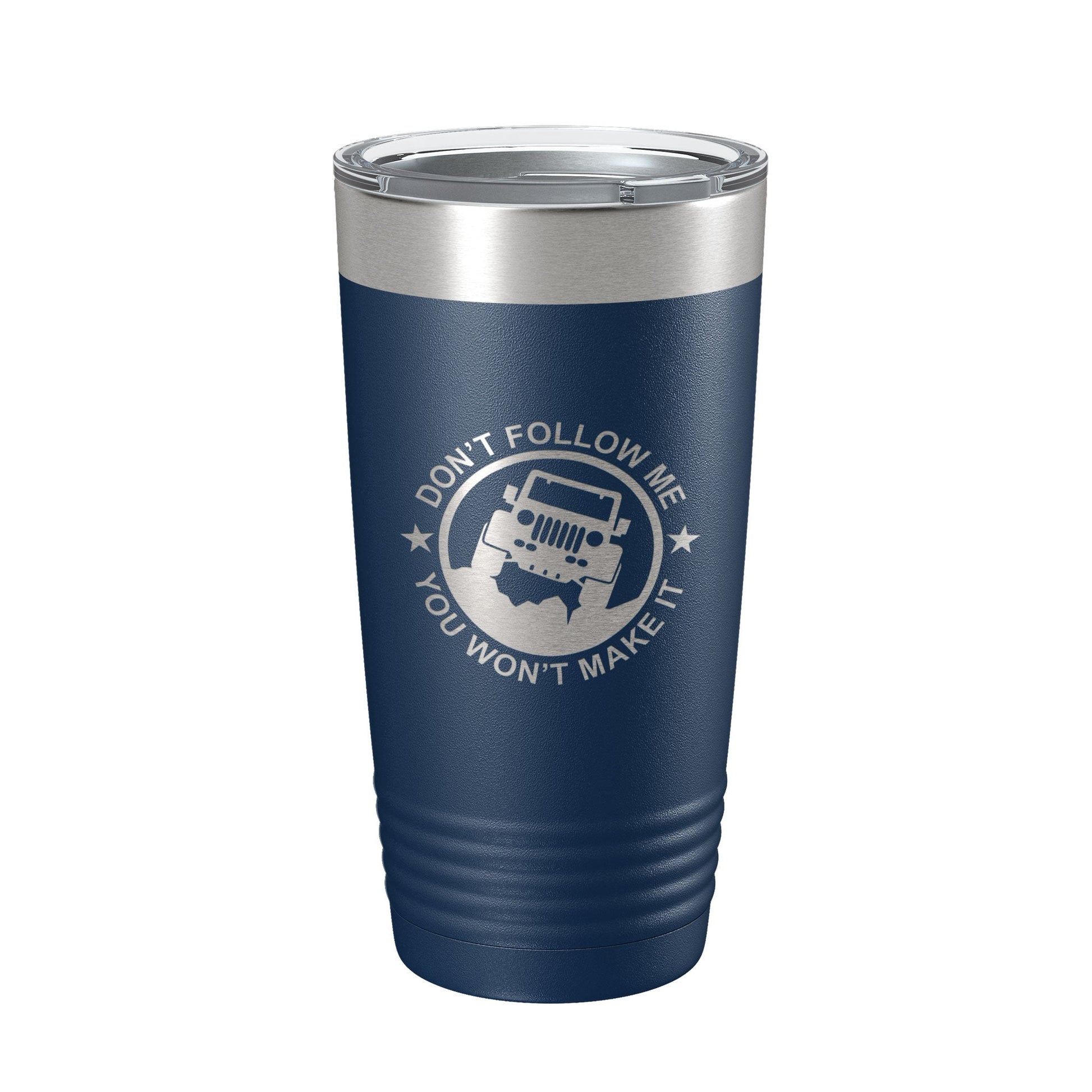 Offroading Tumbler Don't Follow Me Travel Mug Insulated Laser Engraved Coffee Cup Mudding Gift 20 oz-2