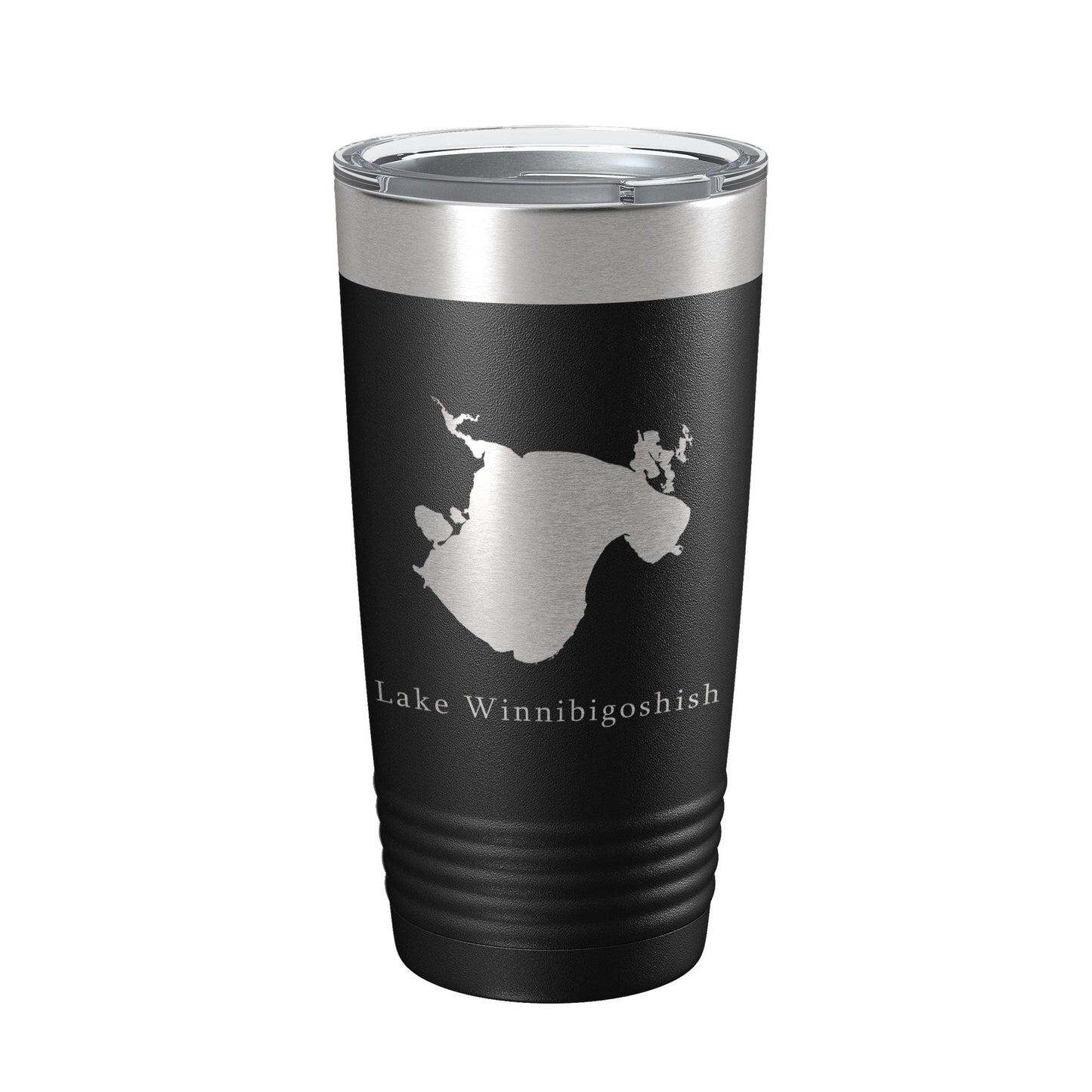 Lake Winnibigoshish Map Tumbler Travel Mug Insulated Laser Engraved Coffee Cup Minnesota 20 oz-5