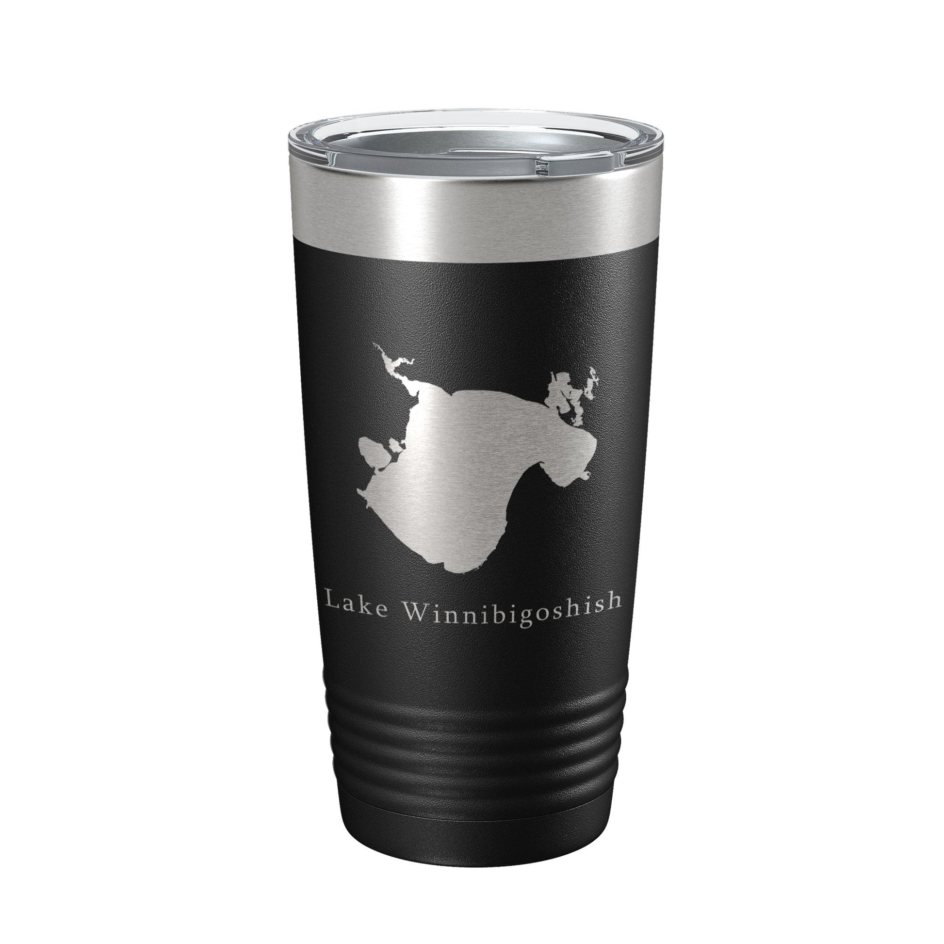 Lake Winnibigoshish Map Tumbler Travel Mug Insulated Laser Engraved Coffee Cup Minnesota 20 oz-5