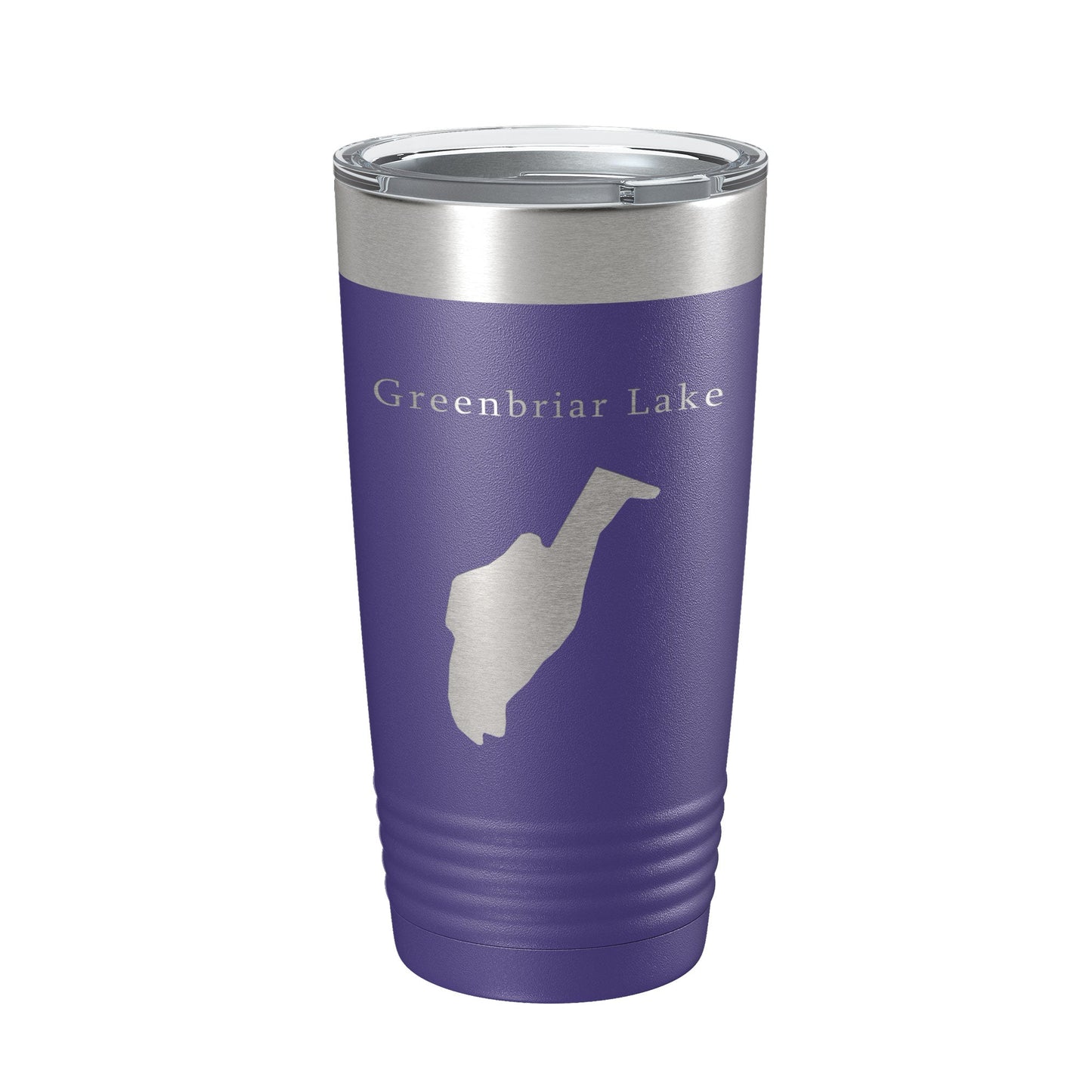 Greenbriar Lake Map Tumbler Travel Mug Insulated Laser Engraved Coffee Cup Maryland 20 oz-15