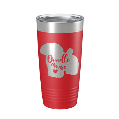 Doodle Mom Tumbler Dog Travel Mug Gift Insulated Laser Engraved Coffee Cup 20 oz-10