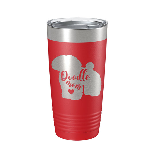 Doodle Mom Tumbler Dog Travel Mug Gift Insulated Laser Engraved Coffee Cup 20 oz-10